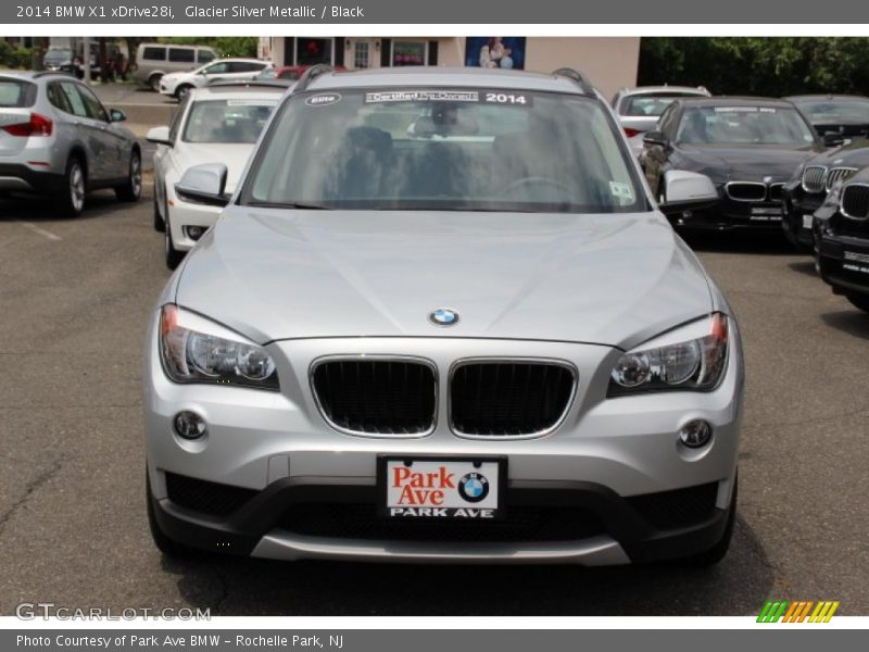 Glacier Silver Metallic / Black 2014 BMW X1 xDrive28i