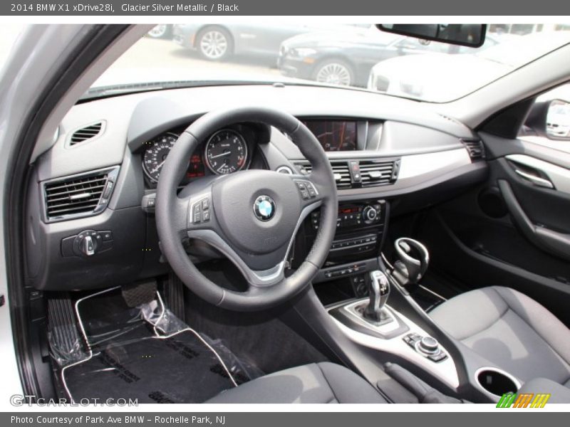 Glacier Silver Metallic / Black 2014 BMW X1 xDrive28i