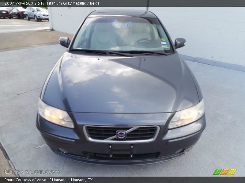 Titanium Gray Metallic / Beige 2007 Volvo S60 2.5T