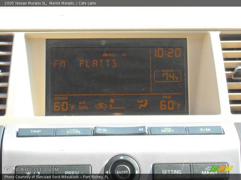 Merlot Metallic / Cafe Latte 2005 Nissan Murano SL