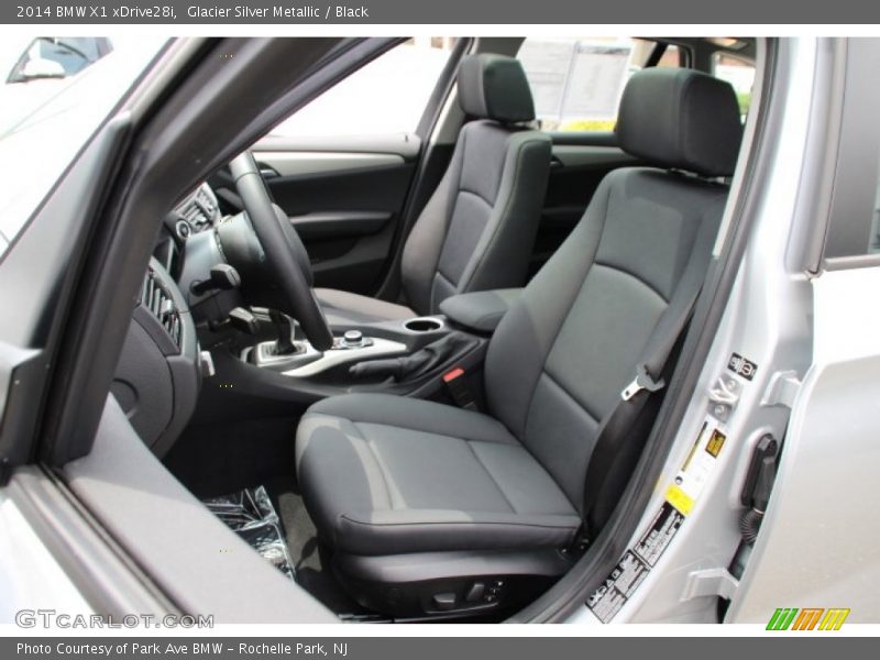 Glacier Silver Metallic / Black 2014 BMW X1 xDrive28i