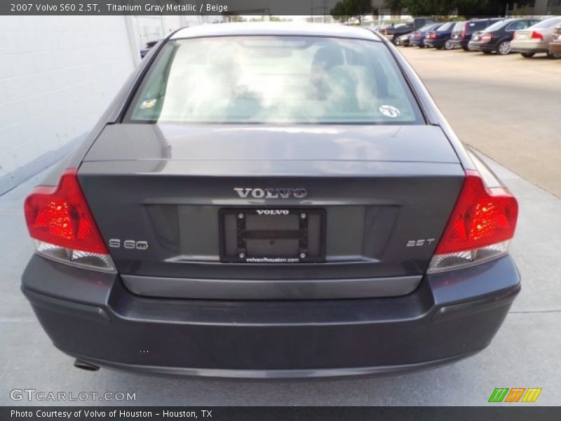 Titanium Gray Metallic / Beige 2007 Volvo S60 2.5T