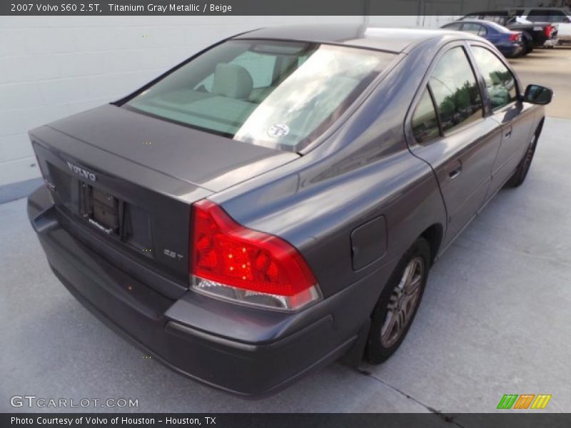 Titanium Gray Metallic / Beige 2007 Volvo S60 2.5T