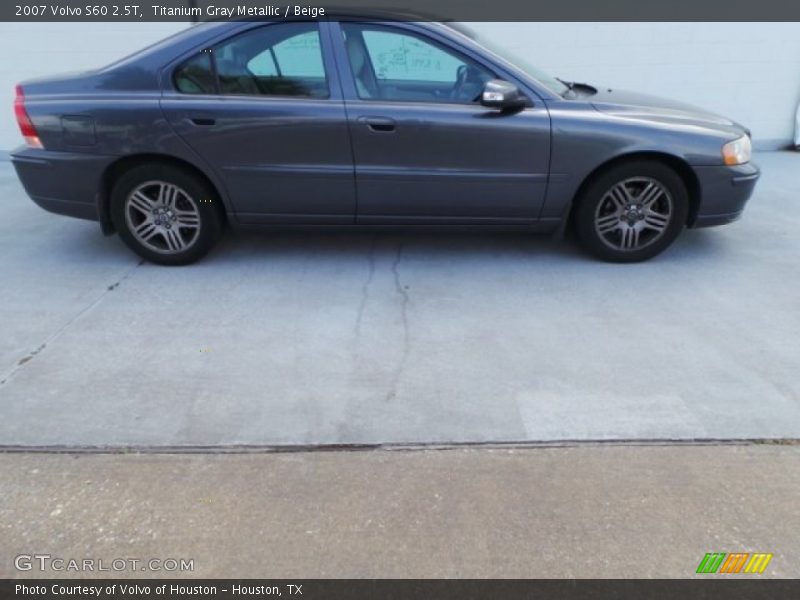 Titanium Gray Metallic / Beige 2007 Volvo S60 2.5T