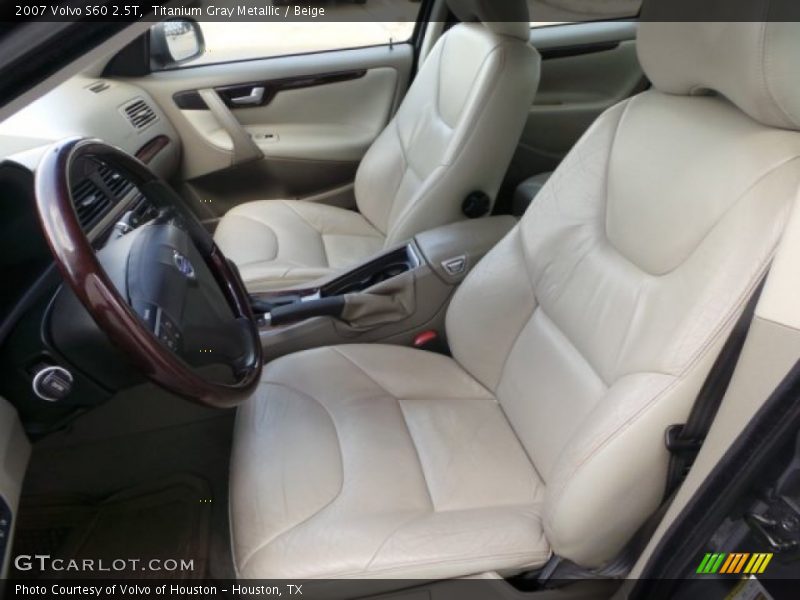 Titanium Gray Metallic / Beige 2007 Volvo S60 2.5T