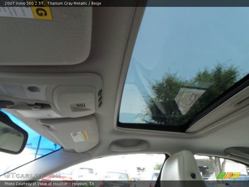 Titanium Gray Metallic / Beige 2007 Volvo S60 2.5T