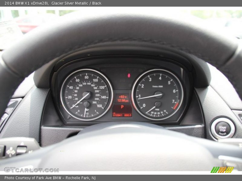 Glacier Silver Metallic / Black 2014 BMW X1 xDrive28i