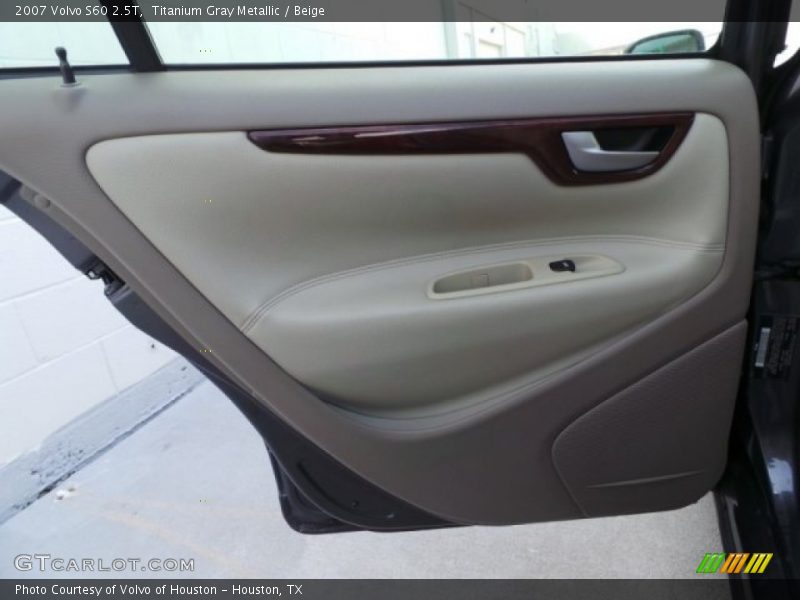 Titanium Gray Metallic / Beige 2007 Volvo S60 2.5T