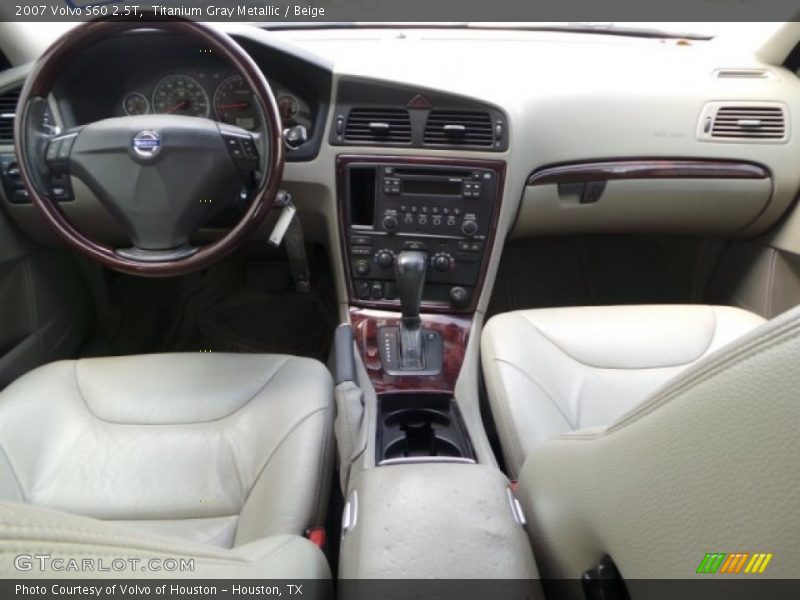 Titanium Gray Metallic / Beige 2007 Volvo S60 2.5T