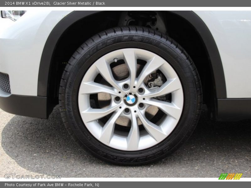 Glacier Silver Metallic / Black 2014 BMW X1 xDrive28i