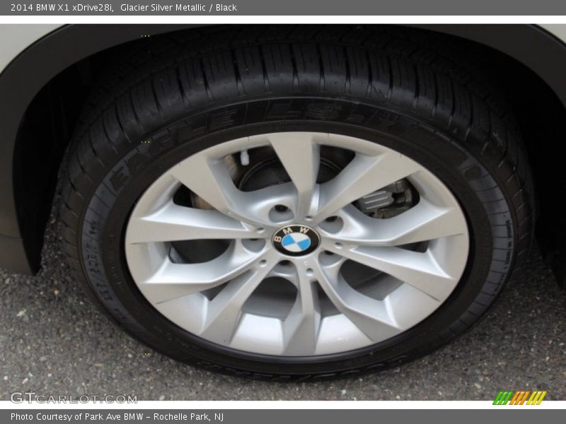 Glacier Silver Metallic / Black 2014 BMW X1 xDrive28i