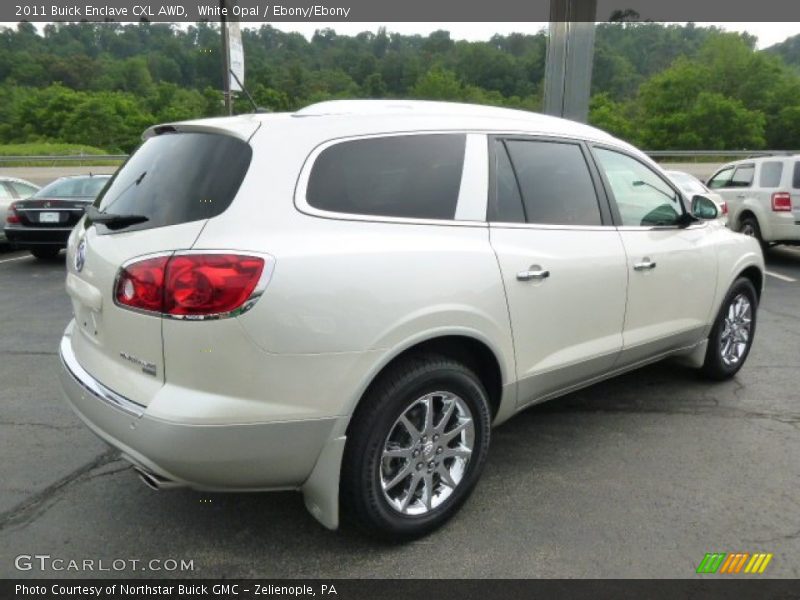 White Opal / Ebony/Ebony 2011 Buick Enclave CXL AWD