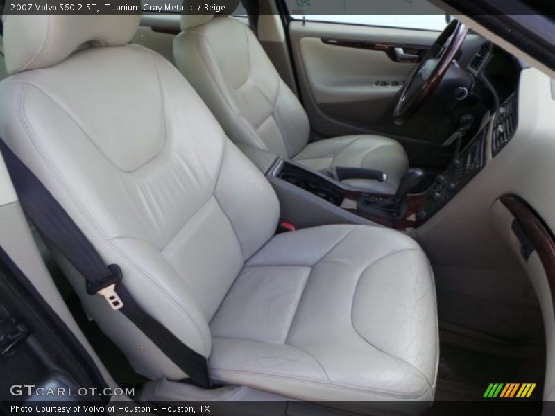 Titanium Gray Metallic / Beige 2007 Volvo S60 2.5T