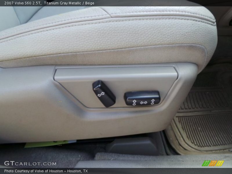 Titanium Gray Metallic / Beige 2007 Volvo S60 2.5T