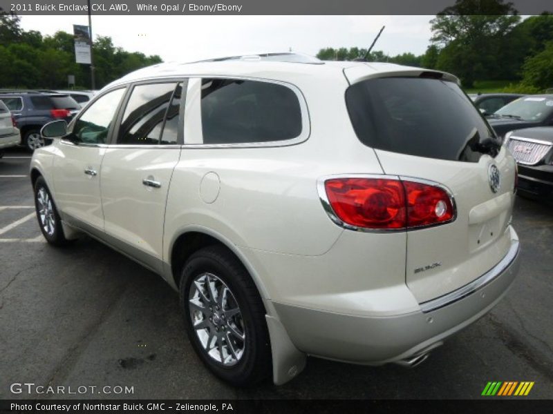 White Opal / Ebony/Ebony 2011 Buick Enclave CXL AWD