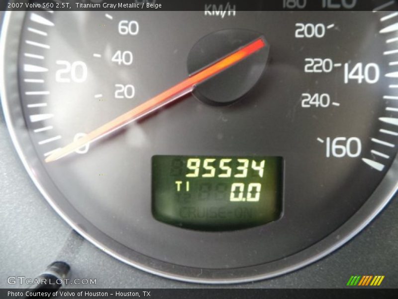 Titanium Gray Metallic / Beige 2007 Volvo S60 2.5T