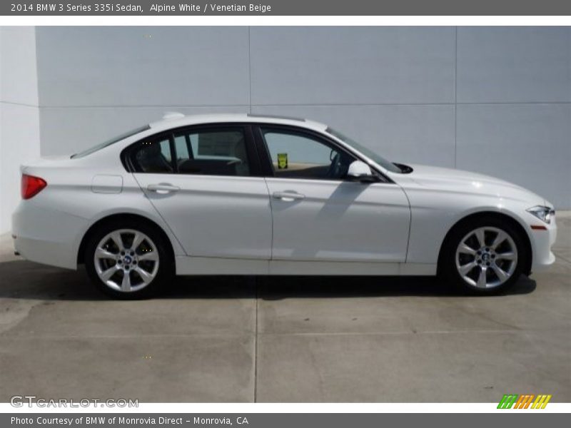 Alpine White / Venetian Beige 2014 BMW 3 Series 335i Sedan
