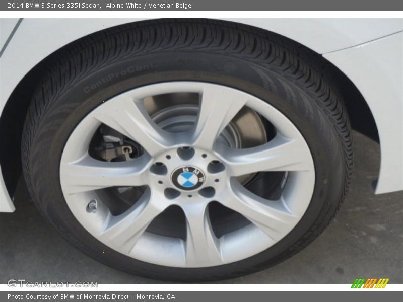 Alpine White / Venetian Beige 2014 BMW 3 Series 335i Sedan