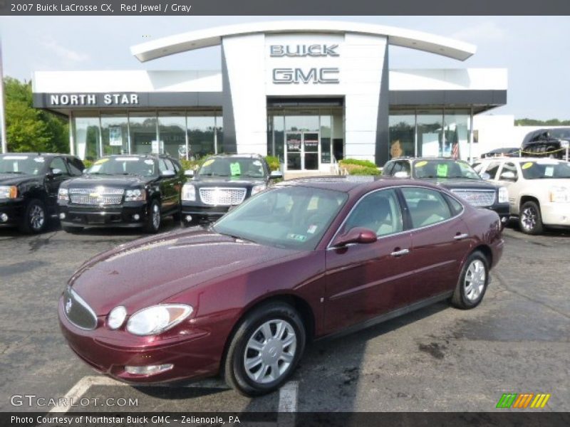 Red Jewel / Gray 2007 Buick LaCrosse CX