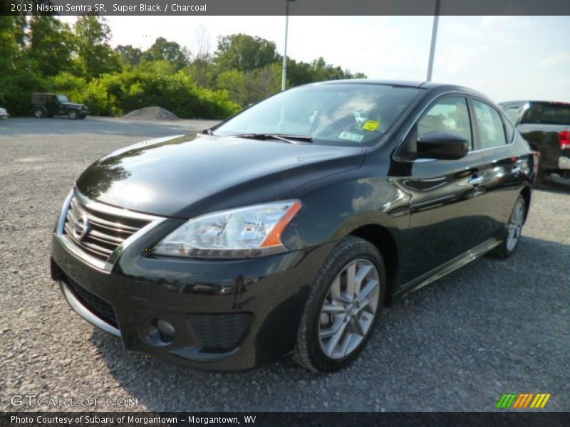 Super Black / Charcoal 2013 Nissan Sentra SR