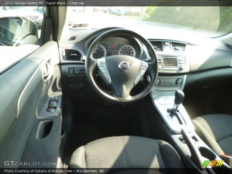 Super Black / Charcoal 2013 Nissan Sentra SR