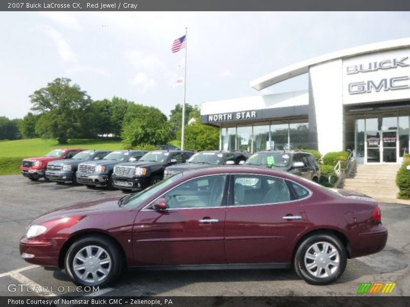 Red Jewel / Gray 2007 Buick LaCrosse CX