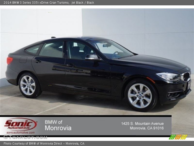 Jet Black / Black 2014 BMW 3 Series 335i xDrive Gran Turismo