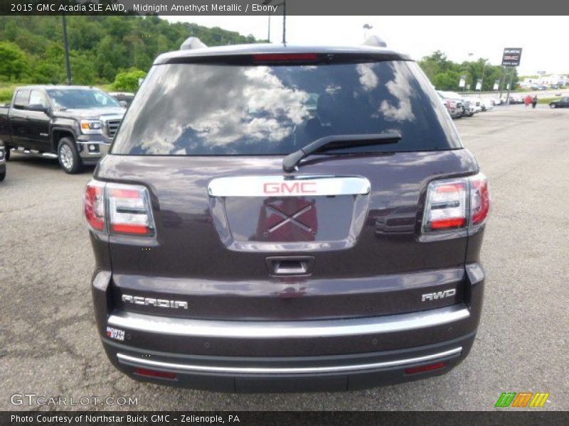 Midnight Amethyst Metallic / Ebony 2015 GMC Acadia SLE AWD