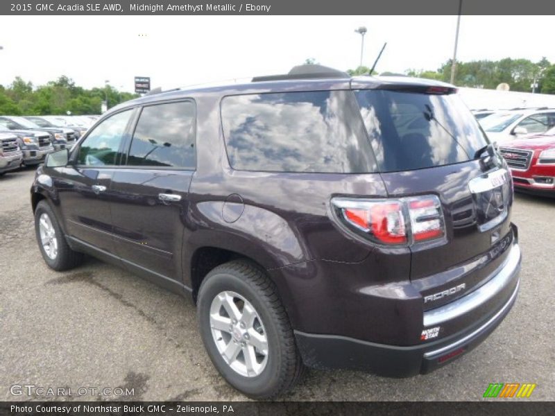 Midnight Amethyst Metallic / Ebony 2015 GMC Acadia SLE AWD
