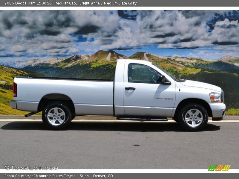Bright White / Medium Slate Gray 2006 Dodge Ram 1500 SLT Regular Cab
