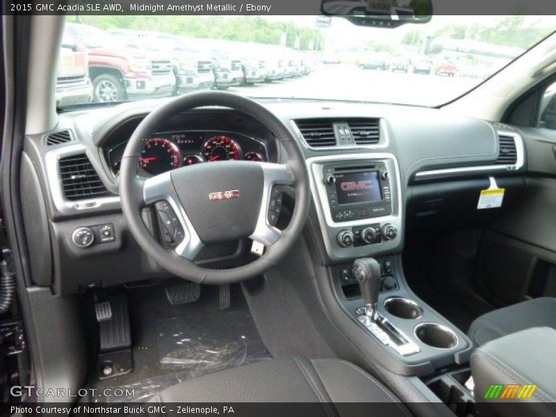 Midnight Amethyst Metallic / Ebony 2015 GMC Acadia SLE AWD