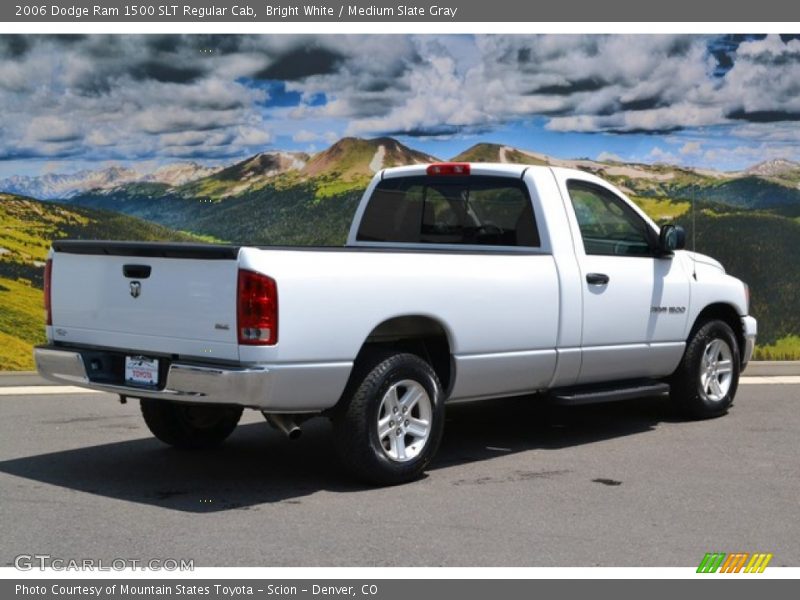 Bright White / Medium Slate Gray 2006 Dodge Ram 1500 SLT Regular Cab
