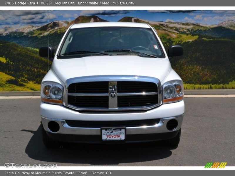 Bright White / Medium Slate Gray 2006 Dodge Ram 1500 SLT Regular Cab