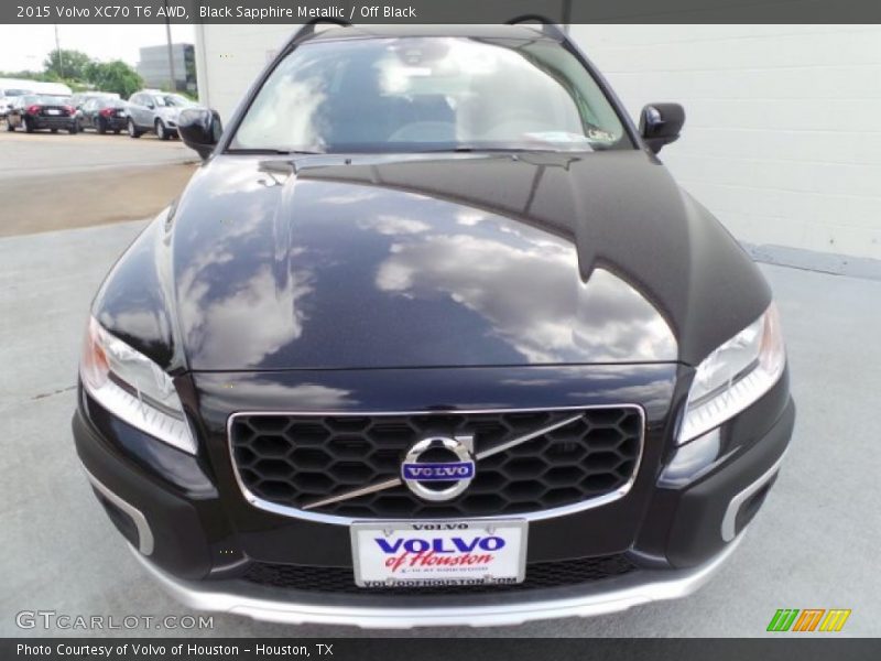 Black Sapphire Metallic / Off Black 2015 Volvo XC70 T6 AWD