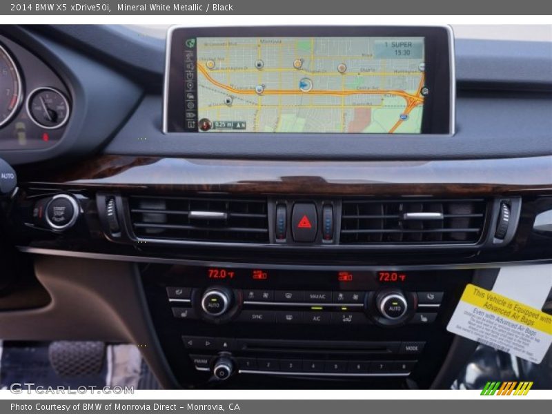Mineral White Metallic / Black 2014 BMW X5 xDrive50i