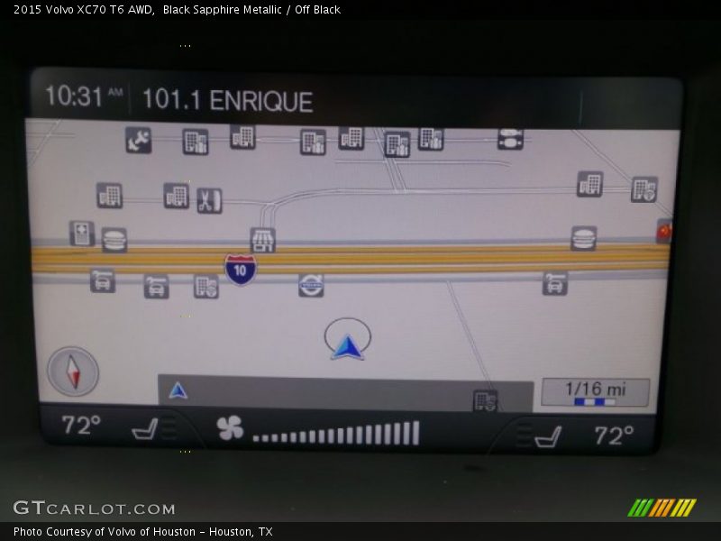 Black Sapphire Metallic / Off Black 2015 Volvo XC70 T6 AWD
