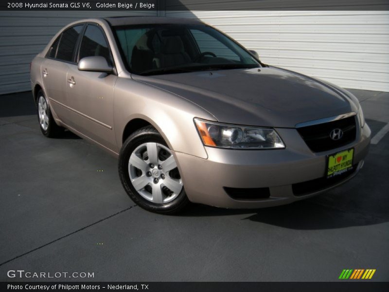 Golden Beige / Beige 2008 Hyundai Sonata GLS V6