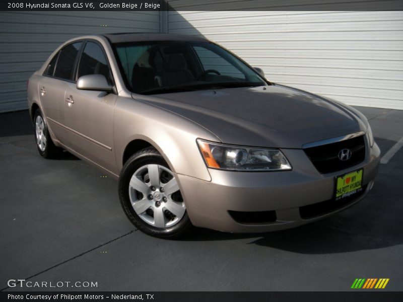 Golden Beige / Beige 2008 Hyundai Sonata GLS V6