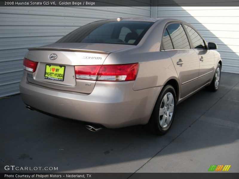 Golden Beige / Beige 2008 Hyundai Sonata GLS V6