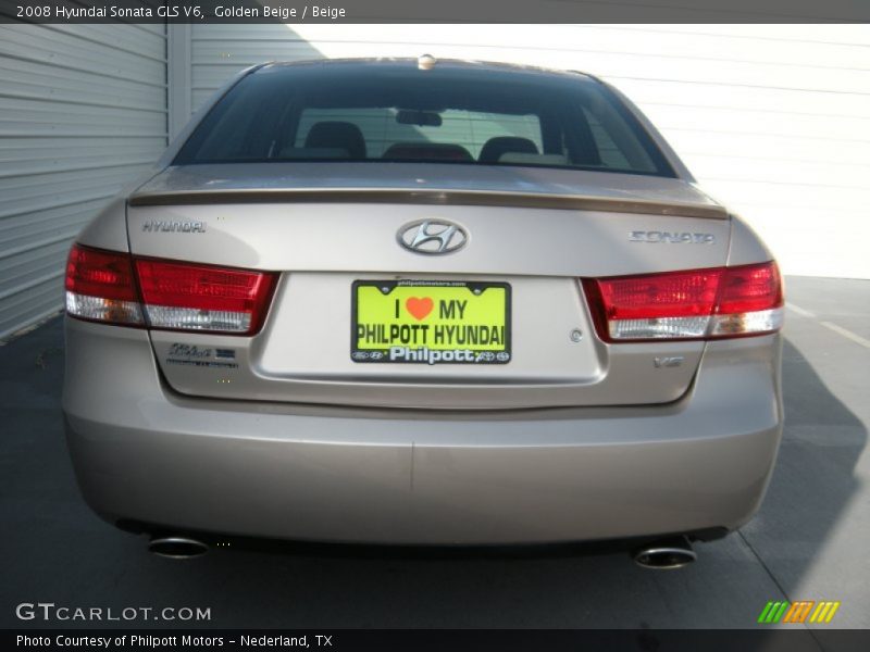 Golden Beige / Beige 2008 Hyundai Sonata GLS V6