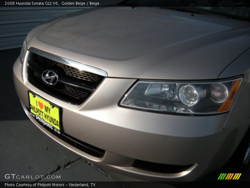 Golden Beige / Beige 2008 Hyundai Sonata GLS V6