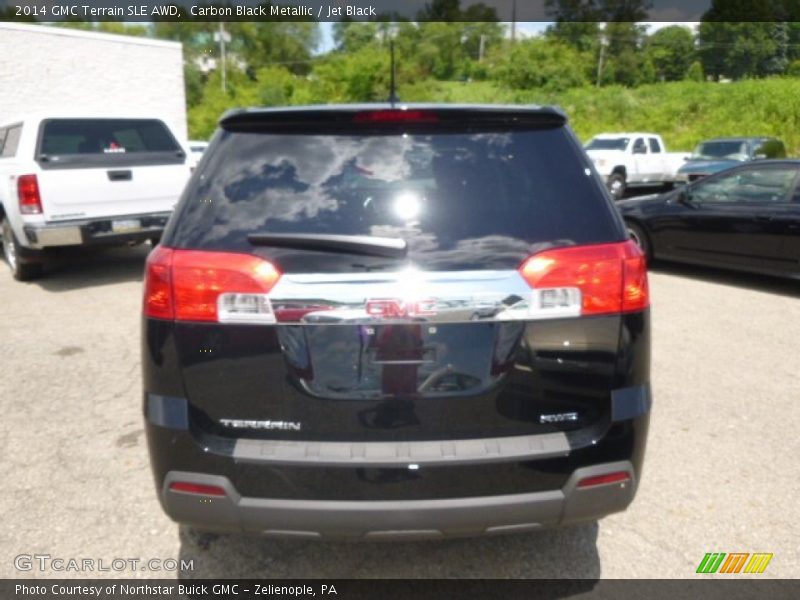 Carbon Black Metallic / Jet Black 2014 GMC Terrain SLE AWD
