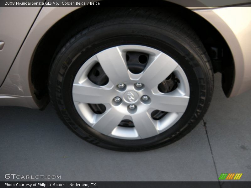 Golden Beige / Beige 2008 Hyundai Sonata GLS V6