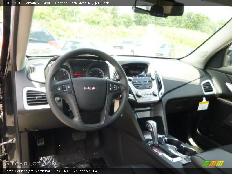 Carbon Black Metallic / Jet Black 2014 GMC Terrain SLE AWD