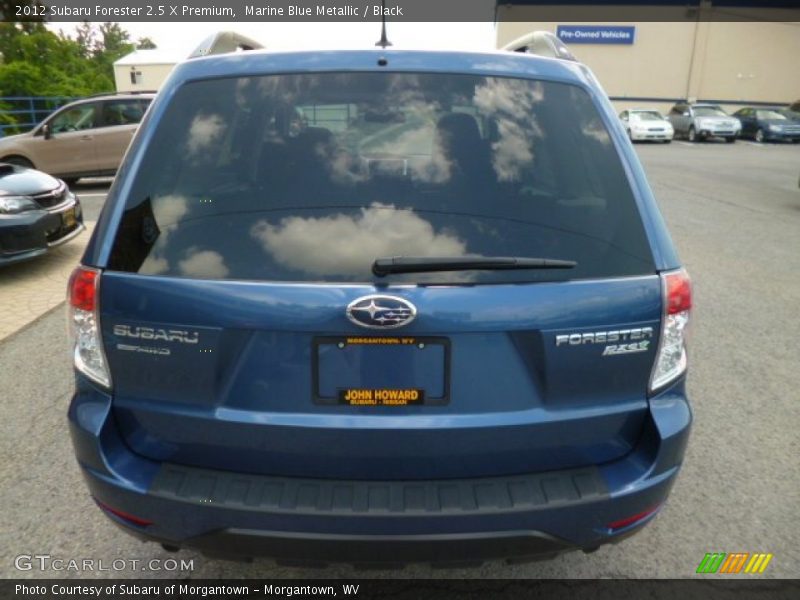 Marine Blue Metallic / Black 2012 Subaru Forester 2.5 X Premium