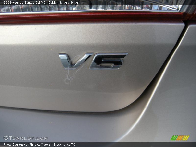 Golden Beige / Beige 2008 Hyundai Sonata GLS V6