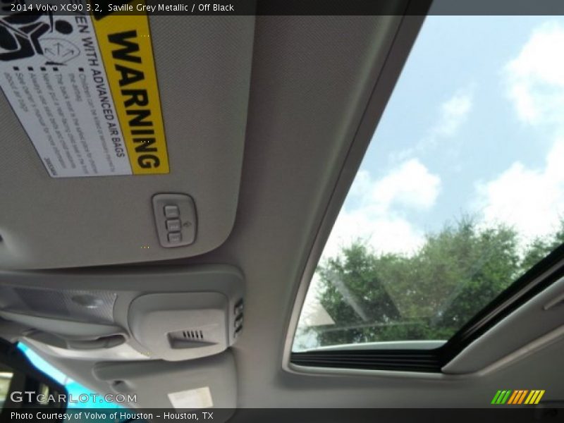 Saville Grey Metallic / Off Black 2014 Volvo XC90 3.2