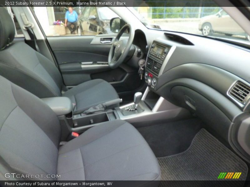 Marine Blue Metallic / Black 2012 Subaru Forester 2.5 X Premium