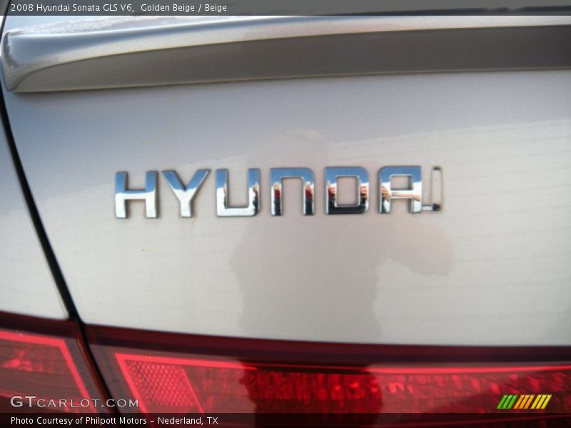 Golden Beige / Beige 2008 Hyundai Sonata GLS V6
