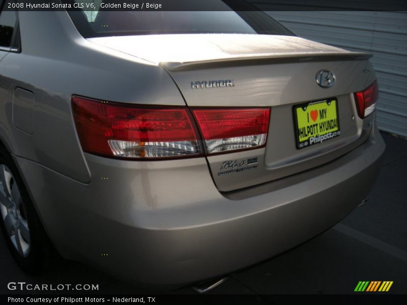 Golden Beige / Beige 2008 Hyundai Sonata GLS V6